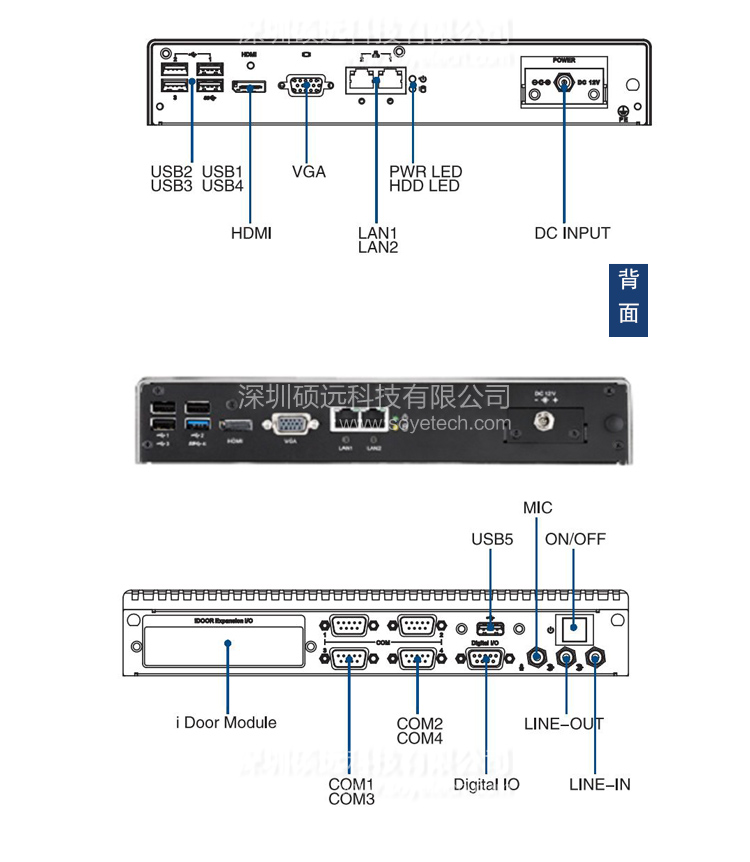 全新研華ARK-2230L Intel Celeron四核 模塊化無風(fēng)扇嵌入式工控機