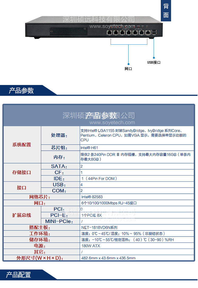 研祥1U上架主流網(wǎng)絡(luò)應(yīng)用平臺(tái)NPC-8118-03