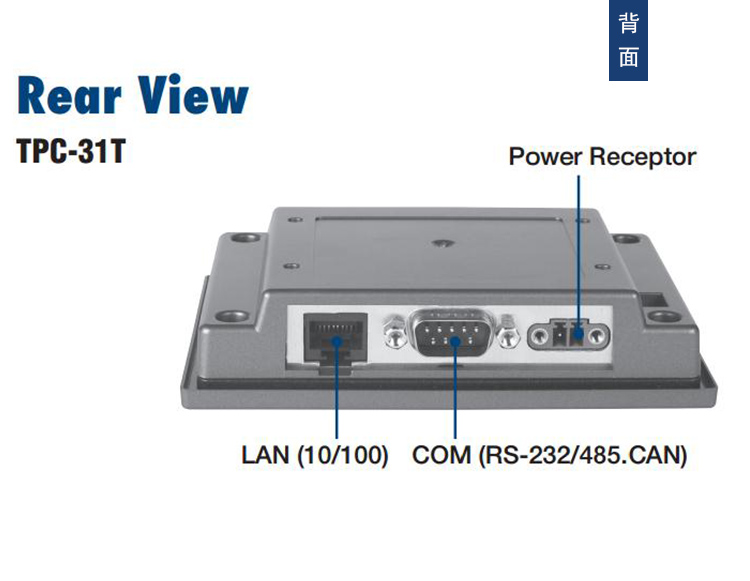 研華 嵌入式平板電腦 5.6 - 7寸工業(yè)級可編程人機界面 TPC-31T
