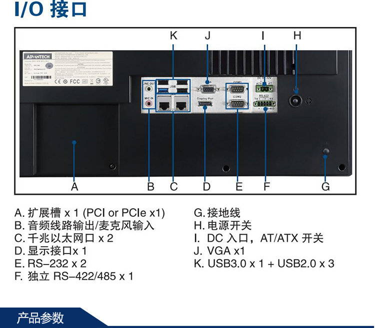 全新研華 嵌入式無風(fēng)扇工業(yè)平板電腦 無噪音低功耗 PPC-3190