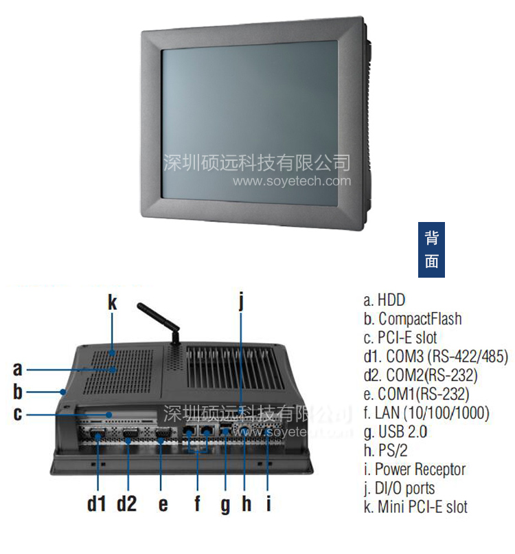 全新研華原裝機 TPC-1271H 12.1寸 工業(yè)等級嵌入式平板電腦