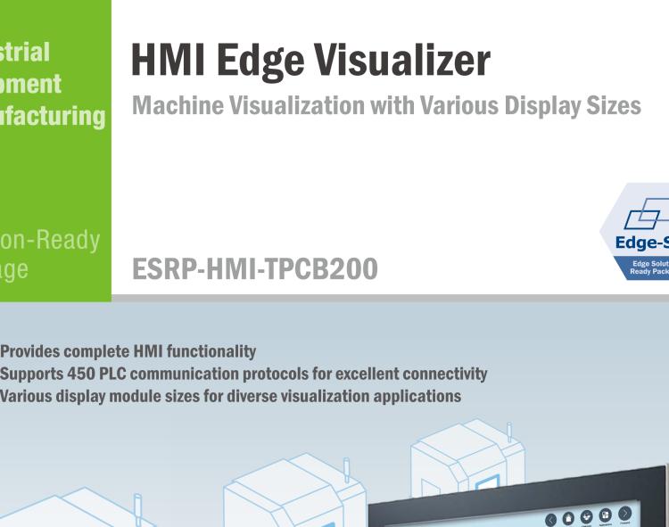 研華ESRP-HMI-TPCB200 Machine Visualization with Various Display Size