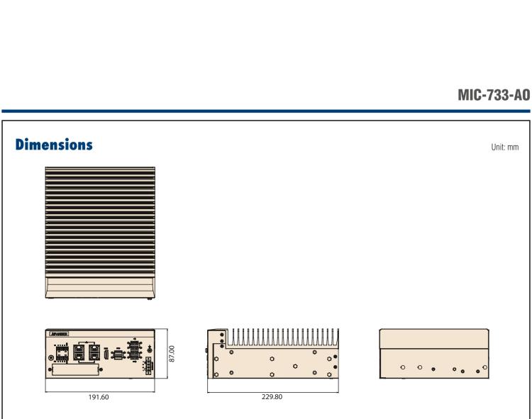 研華MIC-733-AO 基于NVIDIA Jetson AGX Orin AI推理平臺(tái)