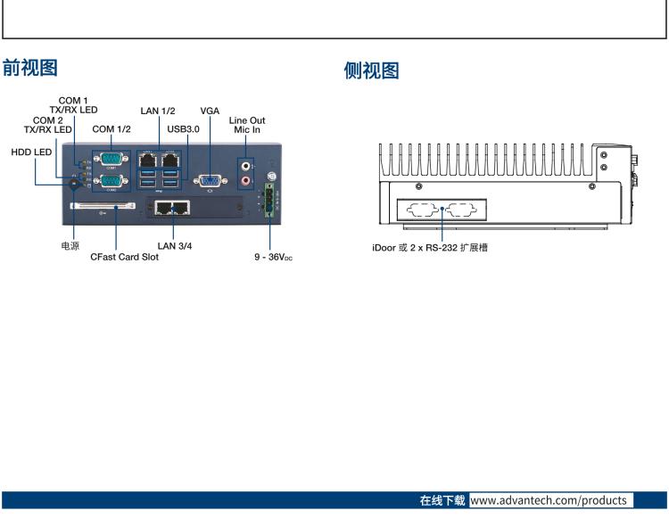 研華MIC-7900 Intel Xeon 板載處理器緊湊型無風扇系統(tǒng)