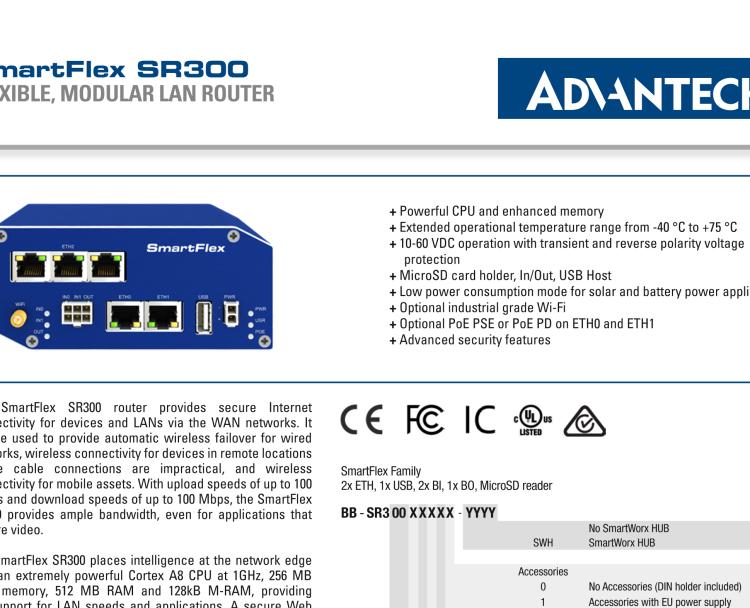 研華BB-SR30019120-SWH SmartFlex、開關(guān)、5E、USB、2I/O、SD、W、PD、W、SL、SWH