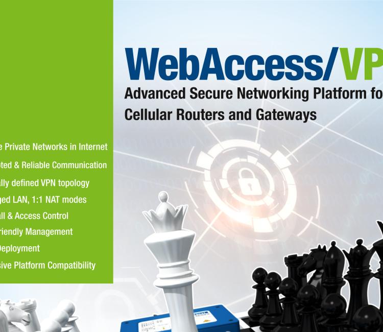 研華VPN-SW-5000 WebAccess/VPN - License for 5000 routers and 100 VPN clients.