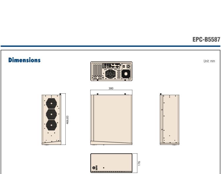 研華EPC-B5587 適配Intel? 第10代 Core i / Xeon W系列處理器，搭載W480E芯片組。標(biāo)準(zhǔn)4U上架，工業(yè)級品質(zhì)，穩(wěn)定可靠。廣泛適用于高端AI服務(wù)器等應(yīng)用。