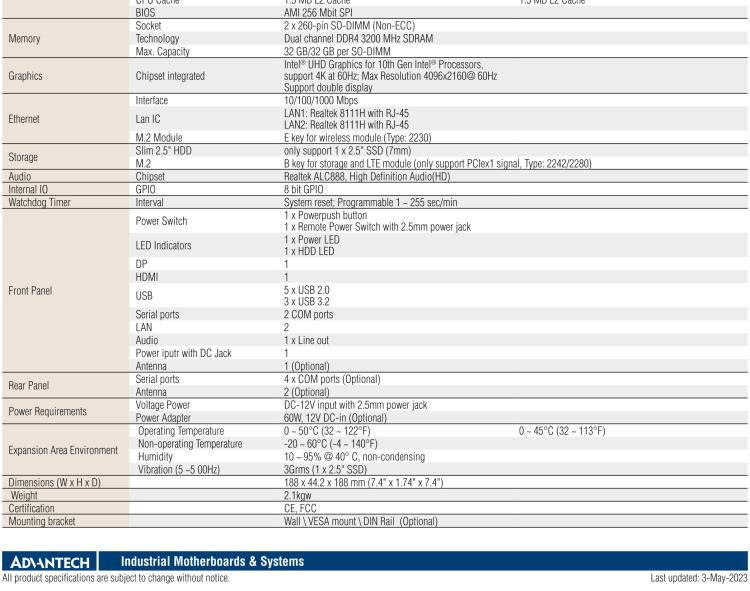 研華EPC-T4218 適配Intel 第8代 賽揚(yáng)/凌動(dòng)系列處理器。1U超薄高度，無(wú)風(fēng)扇系統(tǒng)，性能強(qiáng)勁，性?xún)r(jià)比高。