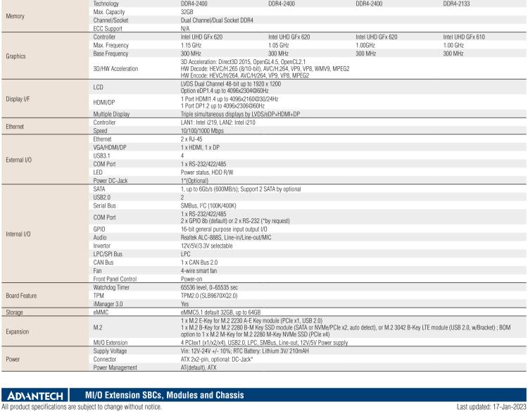 研華MIO-5373 第八代 Intel 低功耗高性能 超極本CPU 3.5寸嵌入式單板，性能提升40%