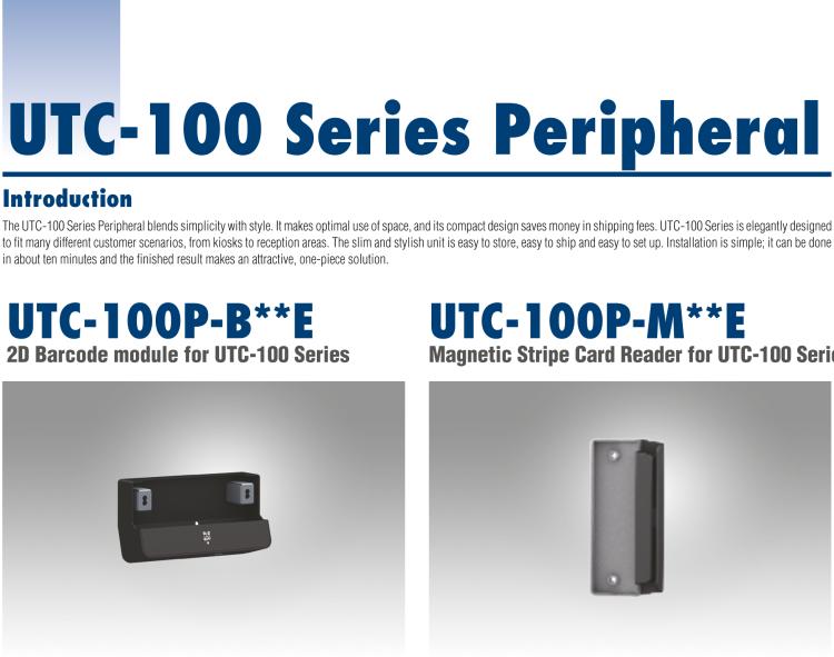 研華UTC-100P-M Magnetic Stripe Card Reader for UTC-100 Series