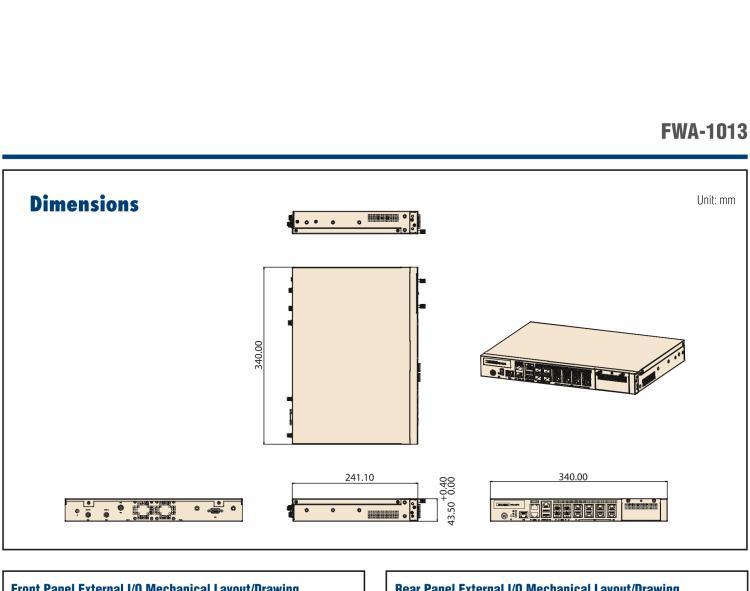 研華FWA-1013 Universal Network Appliance with Intel Atom? P5000/C5000 Processor for uCPE and SD-WAN