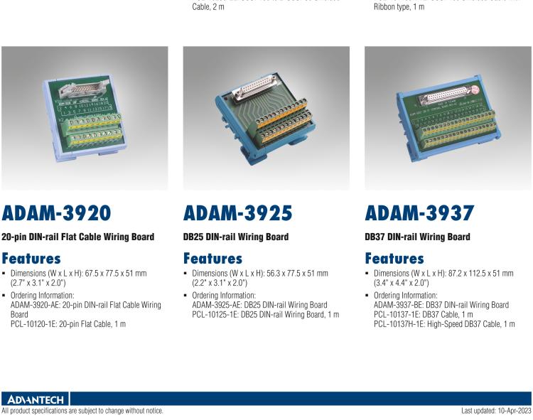 研華ADAM-39100 SCSI-100接線端子，DIN導(dǎo)軌支架